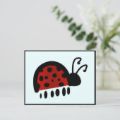 Ladybug Briefkaart (Staand voorkant)