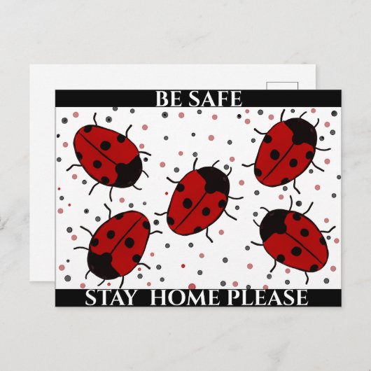 LADYBUG BRIEFKAART (Voorkant / Achterkant)