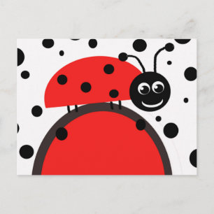 Ladybug-Briefkaart Briefkaart