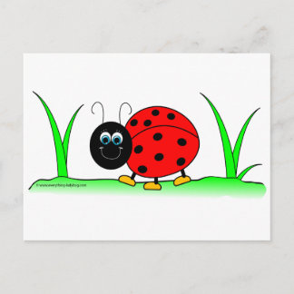 Ladybug-Briefkaart Briefkaart