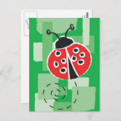 LadyBug-Briefkaart Briefkaart (Voorkant / Achterkant)