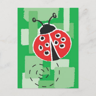 LadyBug-Briefkaart Briefkaart