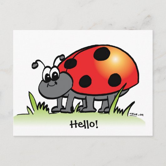 Ladybug-Briefkaart Briefkaart (Voorkant)