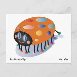 LADYBUG BRIEFKAART GROET / JIM MALTESE