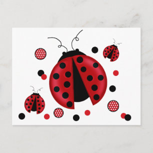 Ladybug-briefkaarten Briefkaart