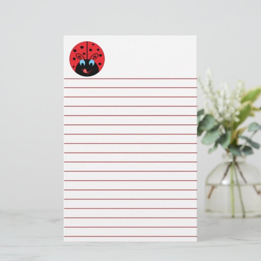 Ladybug Briefpapier (Staand voorkant)