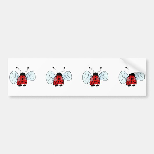 Ladybug Bumpersticker (Voorkant)