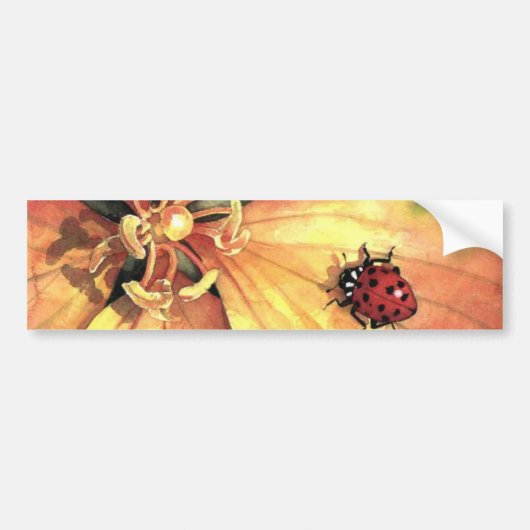 ladybug-bumpersticker bumpersticker (Voorkant)