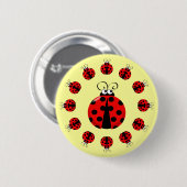 Ladybug-Button Ronde Button 5,7 Cm (Voorkant /achterkant)