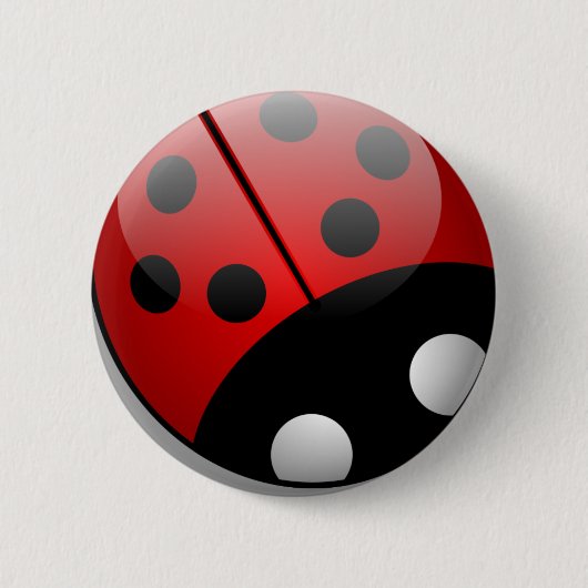 Ladybug-Button Ronde Button 5,7 Cm (Voorkant)