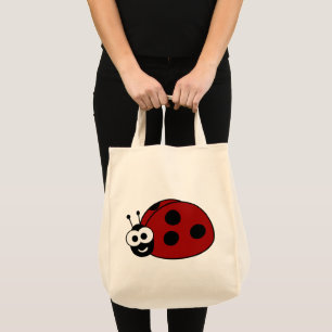 Ladybug-Canvas tassen