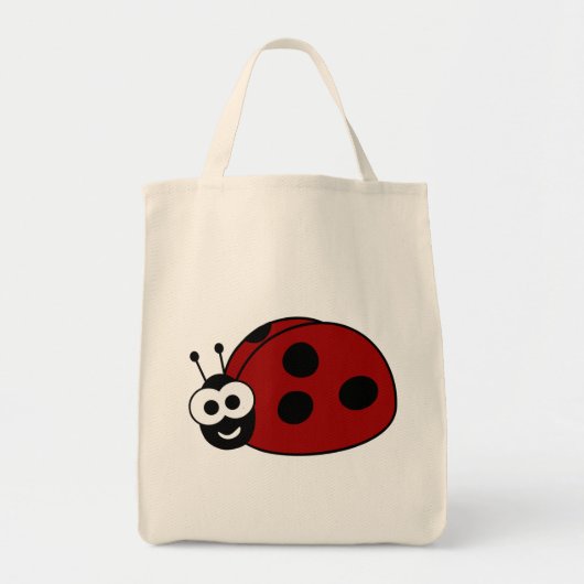 Ladybug-Canvas tassen (Voorkant)