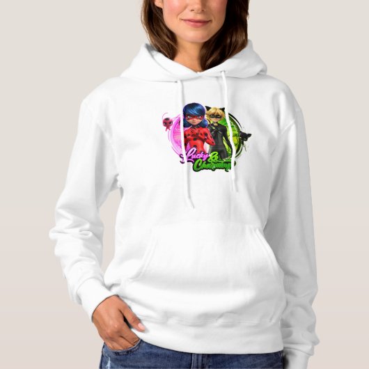 Ladybug & Cat Noir | Lucky & Charming Hoodie (Voorkant)
