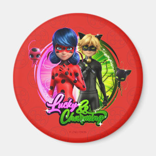 Ladybug & Cat Noir   Lucky & Charming Magneet