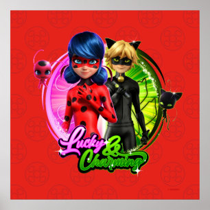 Ladybug & Cat Noir   Lucky & Charming Poster