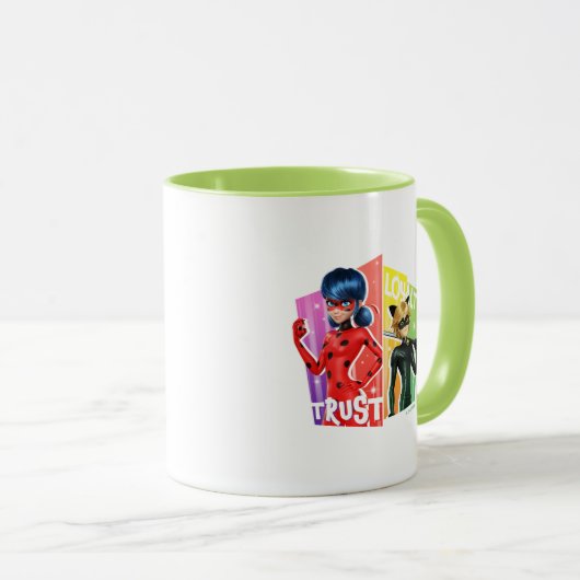 Ladybug & Cat Noir | Vertrouwen en loyaliteit Mok (Voorkant rechts)