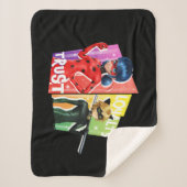 Ladybug & Cat Noir | Vertrouwen en loyaliteit Sherpa Deken (Voorkant)