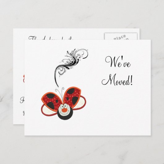 Ladybug - Changement de carte d'adresse (Devant / Derrière)