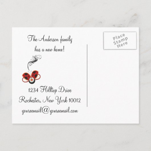 Ladybug - Changement de carte d'adresse (Dos)