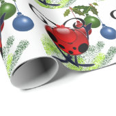 Ladybug Christmas Present Cadeaupapier (Rol Hoek)