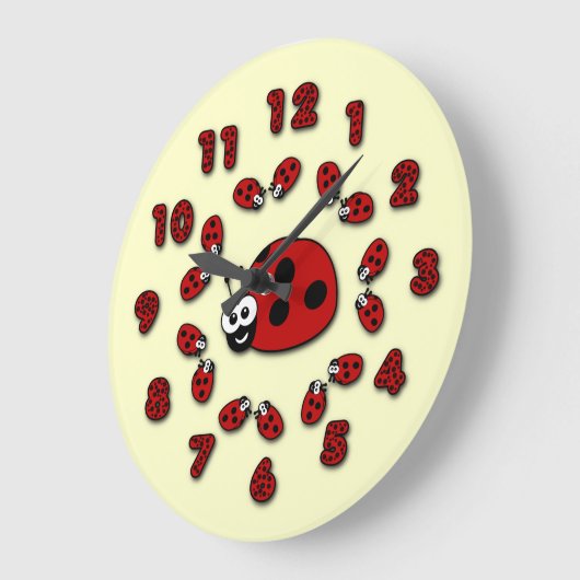 Ladybug Clock Grote Klok (Hoek)