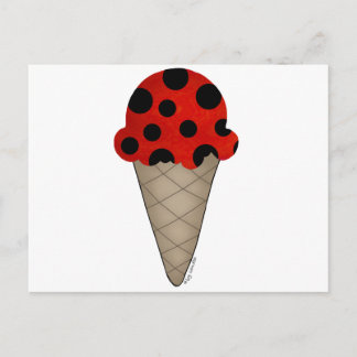 Ladybug Cone Briefkaart