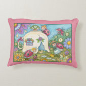 Ladybug Cottage ACCENT COUSSIN frontière (Dos)