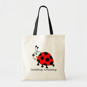 Ladybug Crossing Tote Bag