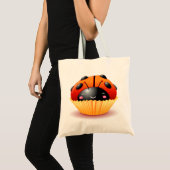 Ladybug Cupcake Bag Tote Bag (Voorkant (product))