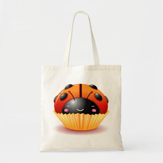 Ladybug Cupcake Bag Tote Bag (Voorkant)
