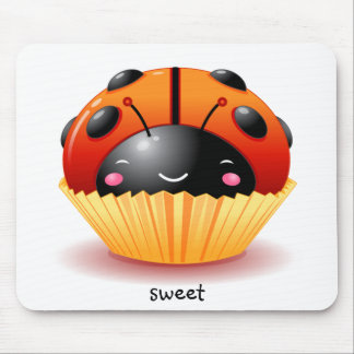 Ladybug Cupcake Mousepad Muismat