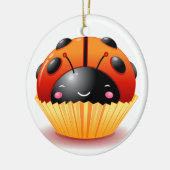 Ladybug Cupcake Ornament (Links)