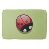 Ladybug, Cute Ladybug, Red Ladybug, Ladybird Badmat (Voorkant)