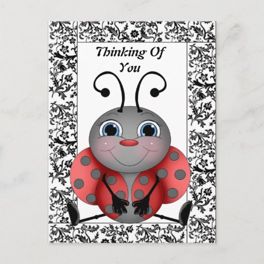 Ladybug denking van uw Briefkaart (Voorkant)