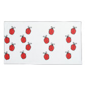 Ladybug dot kever Lucky Custom Destiny's Kussensloop (Achterkant-Links)