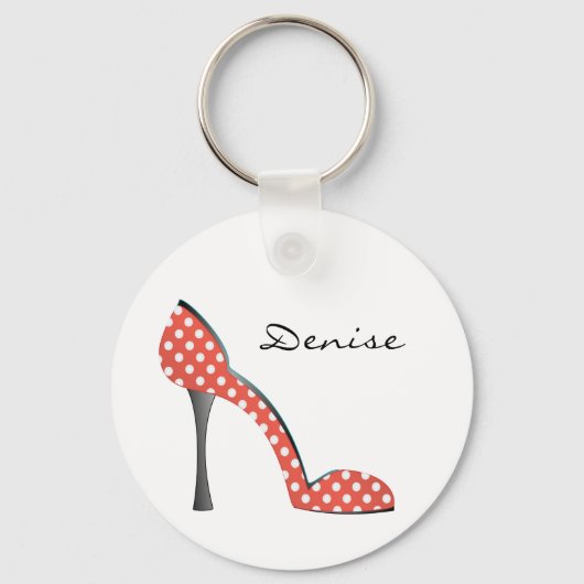 Ladybug Dot Shoe Sleutelhanger (Voorkant)