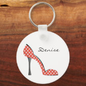 Ladybug Dot Shoe Sleutelhanger (Voorkant)