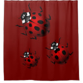 Ladybug Douche rideau Ladybug Ladybird Bath Decor (Devant)