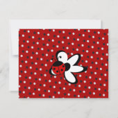 Ladybug en Daisy Kaart (Achterkant)