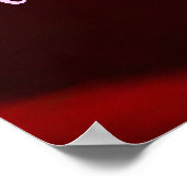 Ladybug en Roos met gedicht Poster (Hoek)