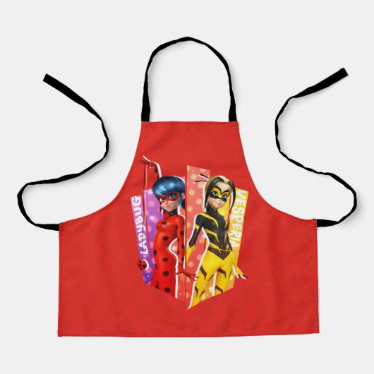 Ladybug en Vesperia Graphic Schort (Voorkant)