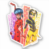 Ladybug en Vesperia Graphic Sticker (Voorkant)