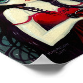 Ladybug Fairy Big Eye Art Poster Print (Hoek)