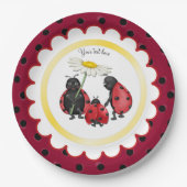 Ladybug Family Stroll Papieren Bordje (Voorkant)