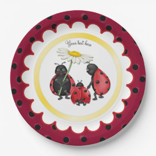 Ladybug Family Stroll Papieren Bordje