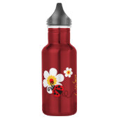 Ladybug filles nom rouge rose petite bouteille de  (Gauche)