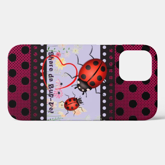 Ladybug Fortune Hoesje-Mate iPhone Case (Achterkant (horizontaal))