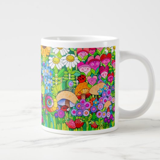 Ladybug Garden Critters Extra Grote Beker (Rechts)