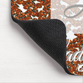 Ladybug gepersonaliseerde monogram mousepad muismat (Hoek)