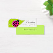 Ladybug Gift Labels Mini Visitekaartjes (Bureau)
